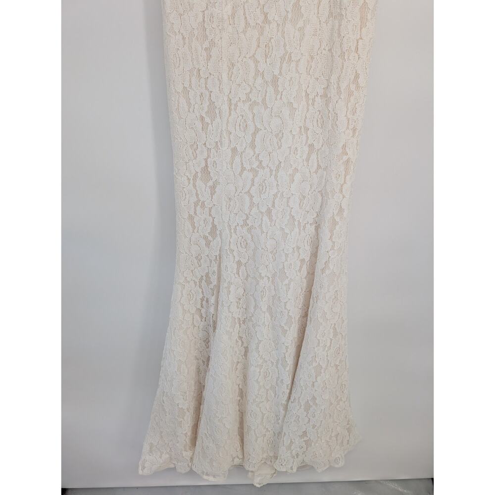 NWT Reformation Fae Lace Maxi Dress Wedding Gown Size 4 Ivory #9G603 - Picture 5 of 14